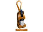 Porte bouteille 100% cuir La Bouclée Originale Miele