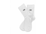 Chaussettes homme blanches - Fuck