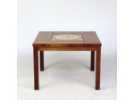 Table basse en palissandre et céramique