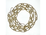 Chaine metal Or 25mm série MONZA pour coque avec anneau - 120cm