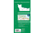 CARTES ROUTIERES ET TOURISTIQU - CARTE PLAGES DU DEBARQUEMENT - PRESQU'ILE DU COTENTIN