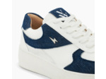 Baskets blanc et denim à lacets - Théonie - Vanessa Wu