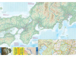 JAPAN SOUTH RAILWAY AND ROAD MAP 1:670 000