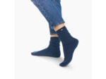Chaussettes bleu marine côtelées - Ella - Vanessa Wu