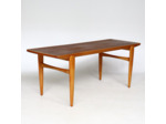 Table basse en teck années 60