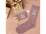 STC - Paire DE Chaussettes Paillettes Fille CHÉRIE Femme