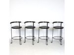 Ensemble  de quatre tabourets hauts "Oblado" Bla Station