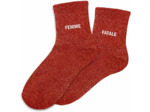 Chaussettes duo à paillettes Femme fatale