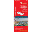 CARTE NATIONALE TCHEQUIE, SLOVAQUIE / CZECHIA, SLOVAKIA