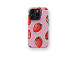 Strawberry Stickers | Coque de téléphone 3D 2en1 Ultra-résistante
