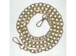 Chaine metal Or 14mm série VERONE pour coque avec anneau - 120cm