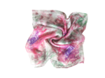 Foulard en mousseline de soie "Fuchsia Lilac"