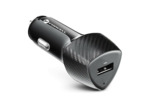 FORCELL CARBON chargeur voiture USB QC 3.0 18W CC50-1A noir (Total 18W)