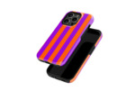 Orange Stripes Case | Coque de téléphone 3D 2en1 Ultra-résistante