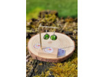 Boucles d'oreilles bouton "Murano"  mini
