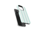 Light Blue Stripes Case | Coque de téléphone 3D 2en1 Ultra-résistante