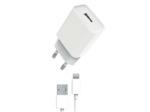 MYWAY PACK CHARGEUR SECTEUR 12W + CABLE USB-A LIGHTNING BLANC