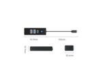 Hub USB-C vers 2x USB 3.0 + USB-C
