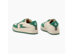 Baskets éclair beige et vert à lacets - Celestine - Vanessa Wu
