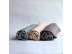 Foulard Pio unisexe - Voile de coton - Graphite