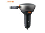 MCDODO Chargeur allume-cigare 80W avec câble USB-C rétractable 45W