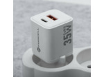 FORCELL F-ENERGY Mini chargeur blanc compacte GaN3 35W USB-C USB-A