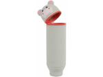 I-TOTAL® - Trousse en Silicone Souple pour l'École, Extensible avec Forme Profilée Hippo