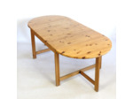 Table à manger en pin de Karin Moberg années 70