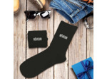 Chaussettes noires homme rêveur