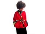 KIMONO ROUGE POUR FEMME AVEC DU WAX