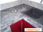 Vide déchets Prentout noir INOX livraison gratuite France