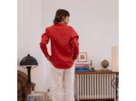 Chemise en lin femme - Brique