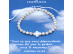 "LA FOI" bracelet nacre