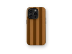 Chocolate Stripes Case | Coque de téléphone 3D 2en1 Ultra-résistante