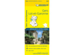 CARTE DEPARTEMENTALE GERS, LOT-ET-GARONNE