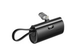 FORCELL F-ENERGY Batterie externe avec câble USB-C et connecteur Lightning intégré 5 000mAh 20W