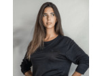 T shirt manches longues en lin bio femme - noir
