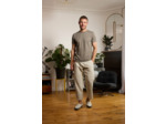 T shirt en lin homme - kaki