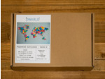 Mappemonde multicolore taille S - 60x35cm