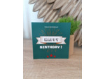 Carte "Happy Birthday" 13x13 cm