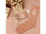STC Chaussettes Paillettes Douce Mamie - Unisexe, Adultes, Slouch Socks, Motif Fleur, Taille 36-42, 1 Paire, Orange, Cuivre, Mandarine