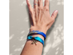 Bracelet double-tour avec breloque "Brocéliande"