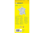 CARTE DEPARTEMENTALE HAUT-RHIN, BAS-RHIN, TERRITOIRE DE BELFORT