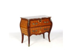 Commode bombée avec plateau en  marbre, Ryden möbler AB, Nybro (Suède )