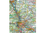 ALSACE ET LORRAINE 1/275.000 (CARTE GRAND FORMAT LAMINEE)