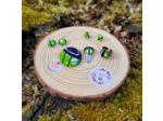 Boucles d'oreilles bouton "Murano"  mini