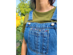 Fleurs Sauvages - Kit broderie poche salopette à broder
