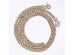 Chaine metal Or 8mm série SIENNA pour coque avec anneau - 120cm