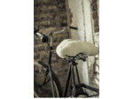 Selle de vélo en peau de mouton