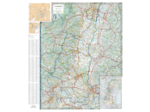 CARTE DEPARTEMENTALE HAUT-RHIN, BAS-RHIN, TERRITOIRE DE BELFORT